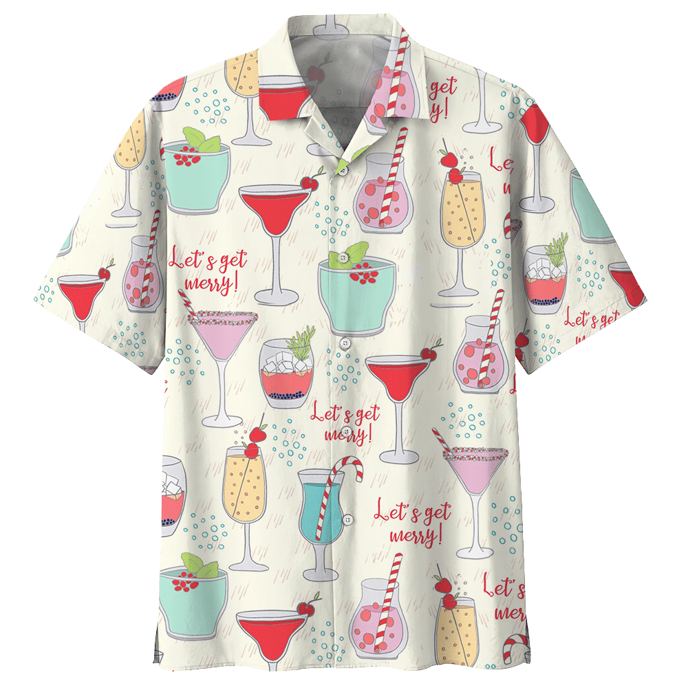 Cocktail White Unique Design Unisex Hawaiian Shirt For Men And Women Dhc17063822