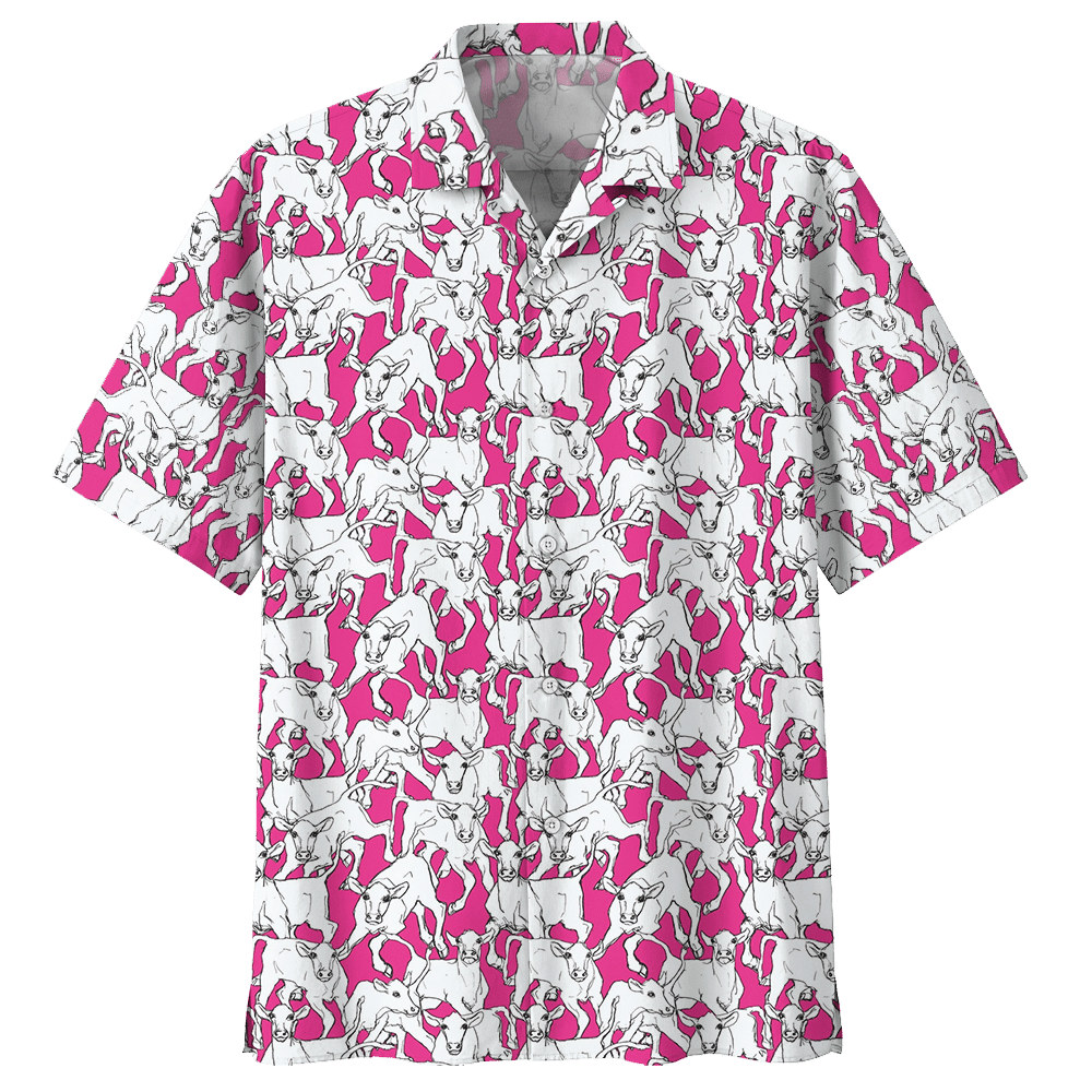 Cow Pink Amazing Design Unisex Hawaiian Shirt For Men And Women Dhc17063767