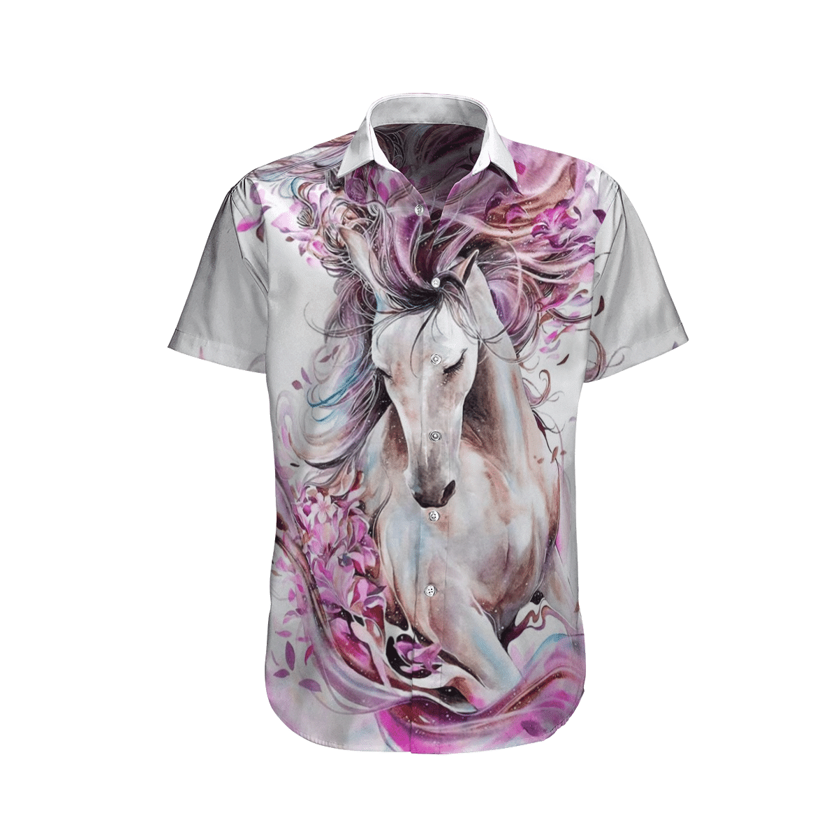 Horse White Awesome Design Unisex Hawaiian Shirt For Men And Women Dhc17063598