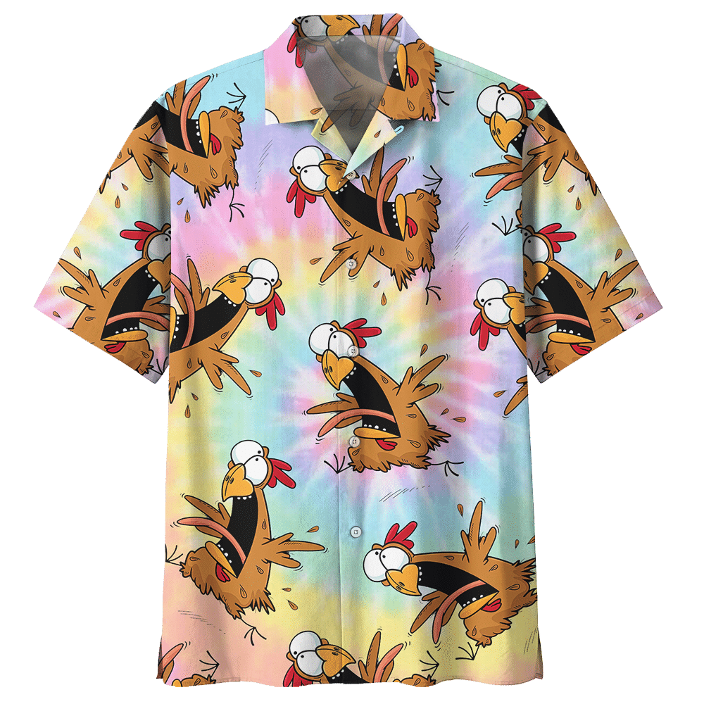 Chicken Colorful Unique Design Unisex Hawaiian Shirt For Men And Women Dhc17063659