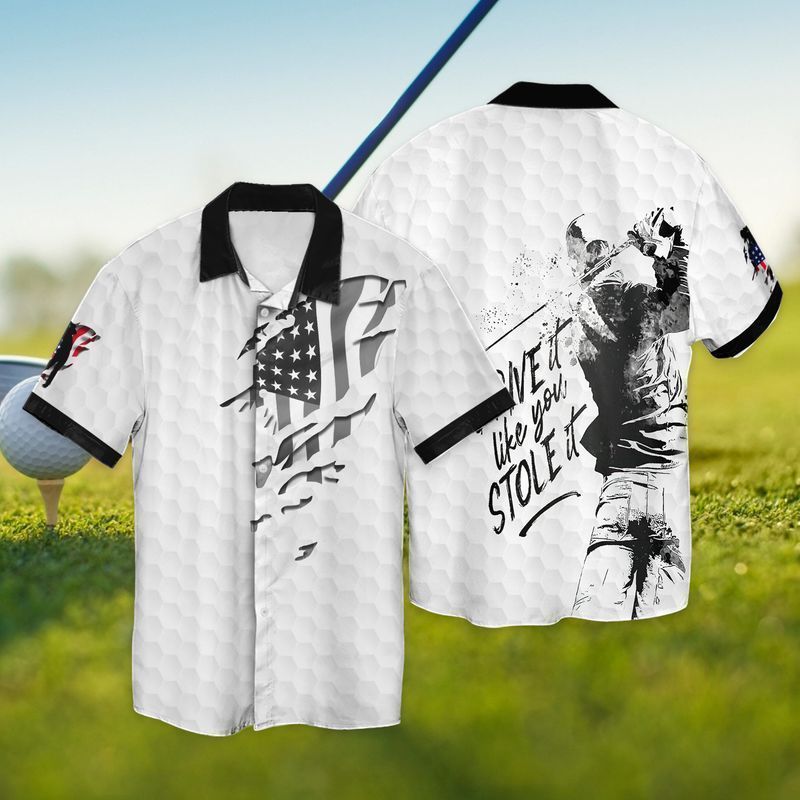 4th Of July Independence Day America Golf Men Give 3D Hoodie Zip Hoodie For Men And Women Graphic Print Short Sleeve