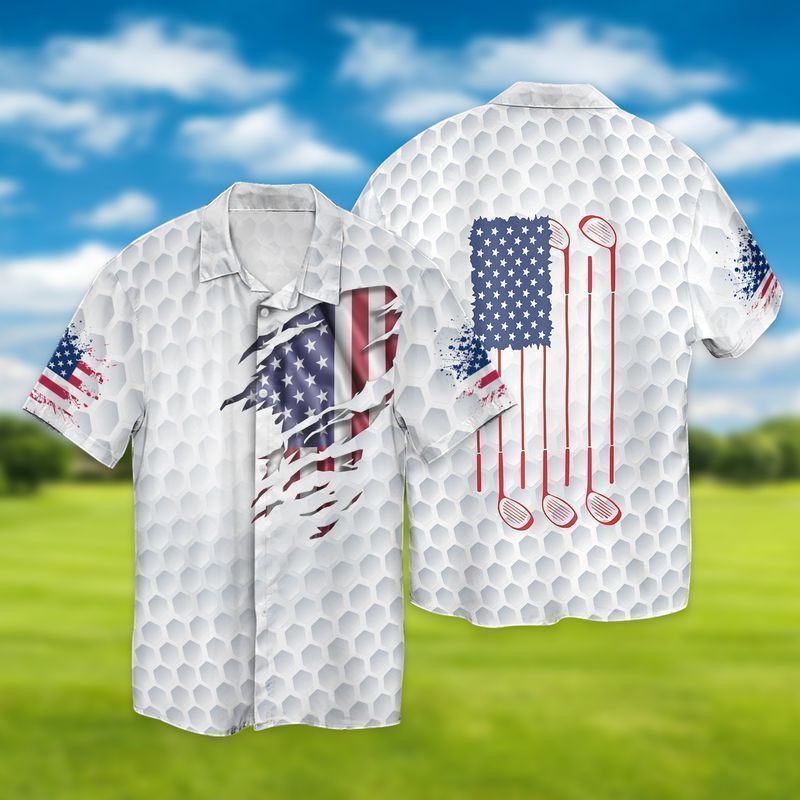 4th Of July Independence Day Golf Sports For Men And Women Graphic Print Short Sleeve