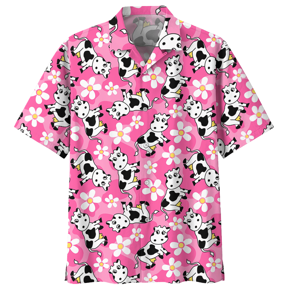 Cow Pink Amazing Design Unisex Hawaiian Shirt For Men And Women Dhc17063751