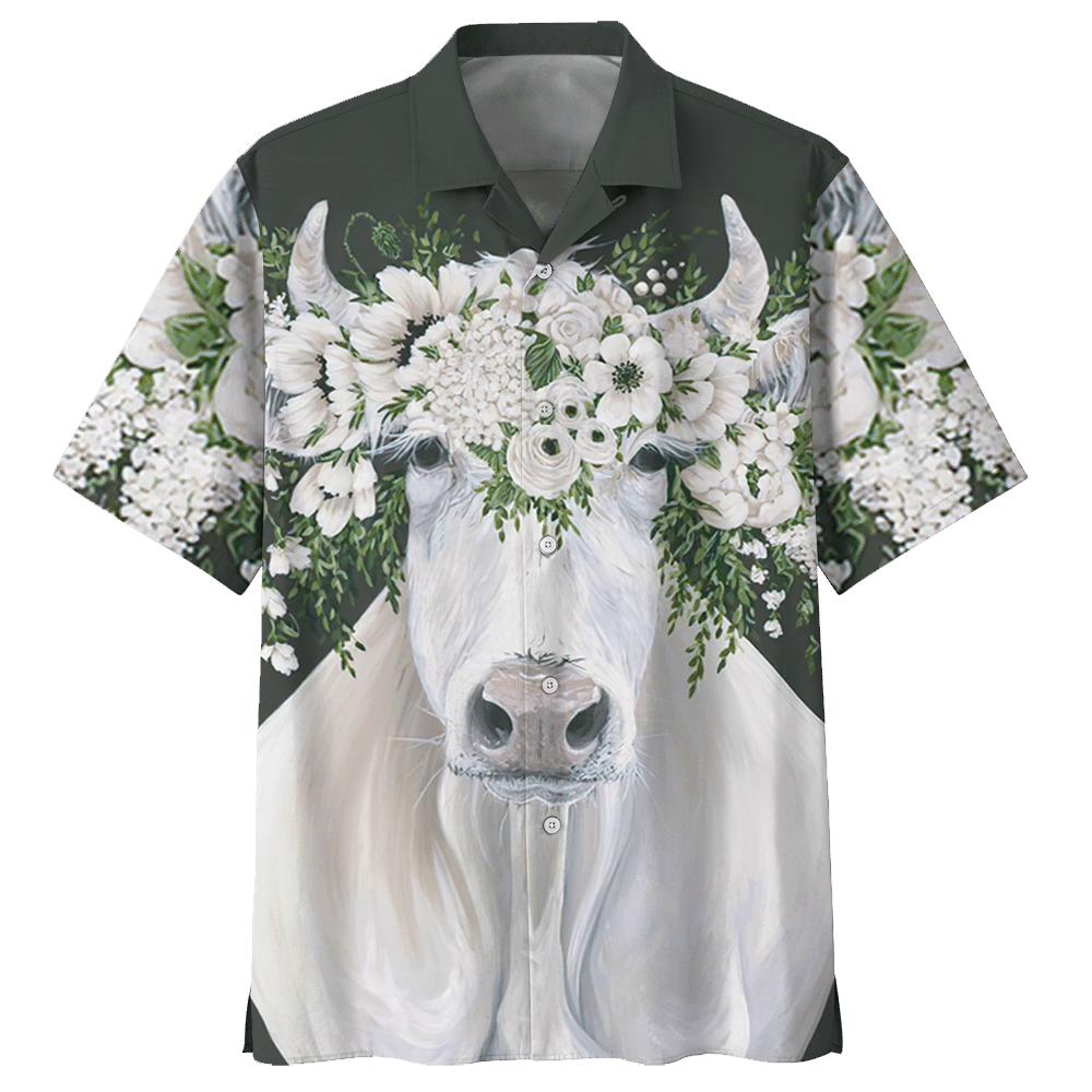 Cow White Awesome Design Unisex Hawaiian Shirt For Men And Women Dhc17063749