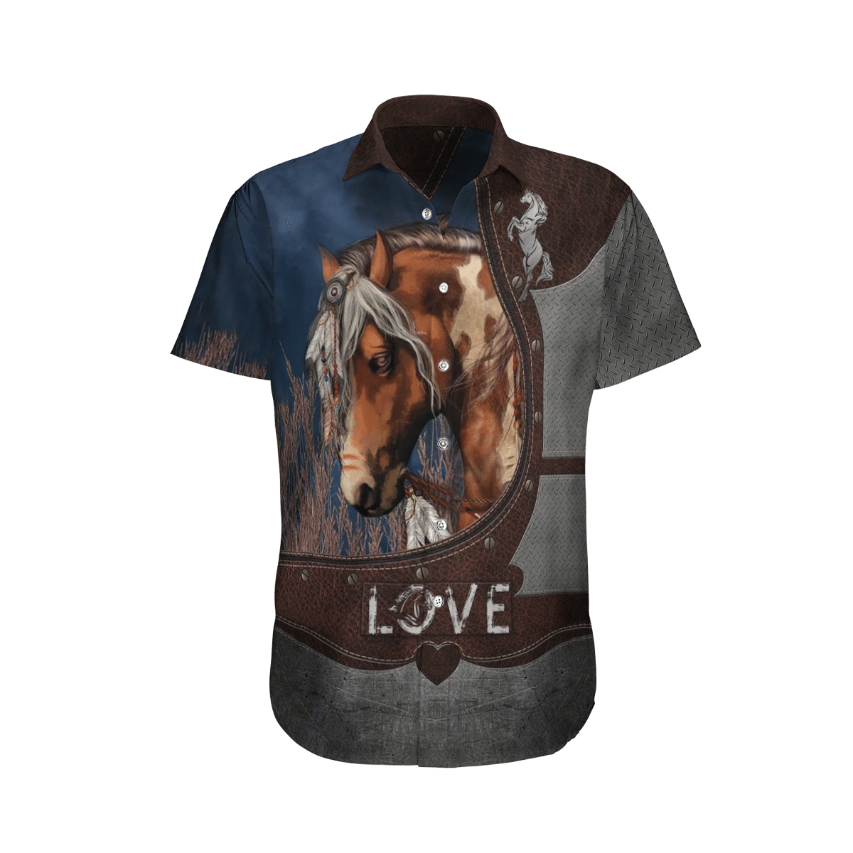 Horse Gray Unique Design Unisex Hawaiian Shirt For Men And Women Dhc17063589