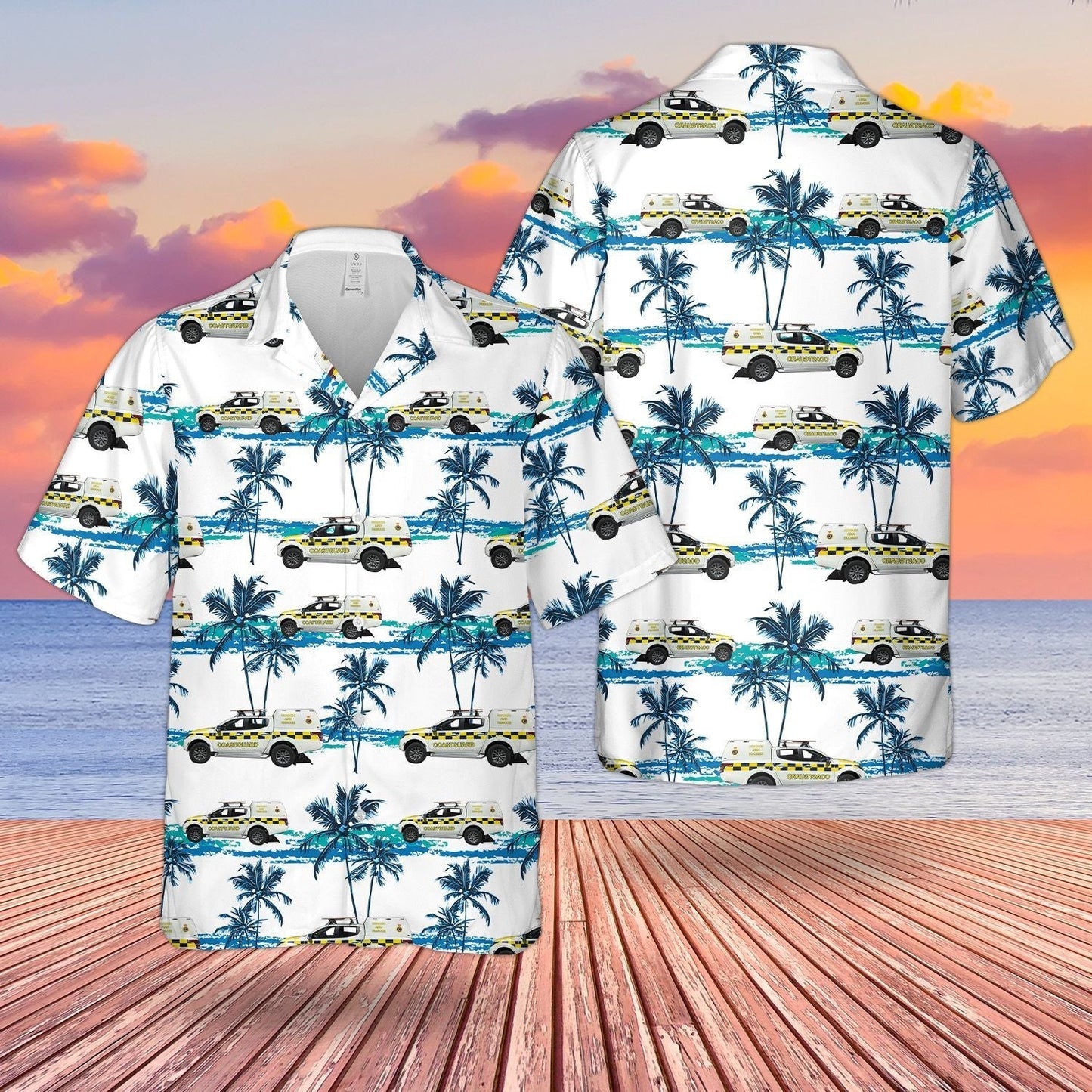 Coastguard Search And Rescue Vehicles White Nice Design Unisex Hawaiian Shirt For Men And Women Dhc17063235