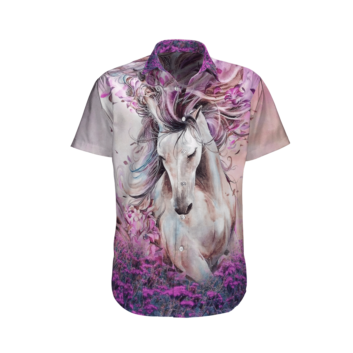 Horse Purple Unique Design Unisex Hawaiian Shirt For Men And Women Dhc17063584