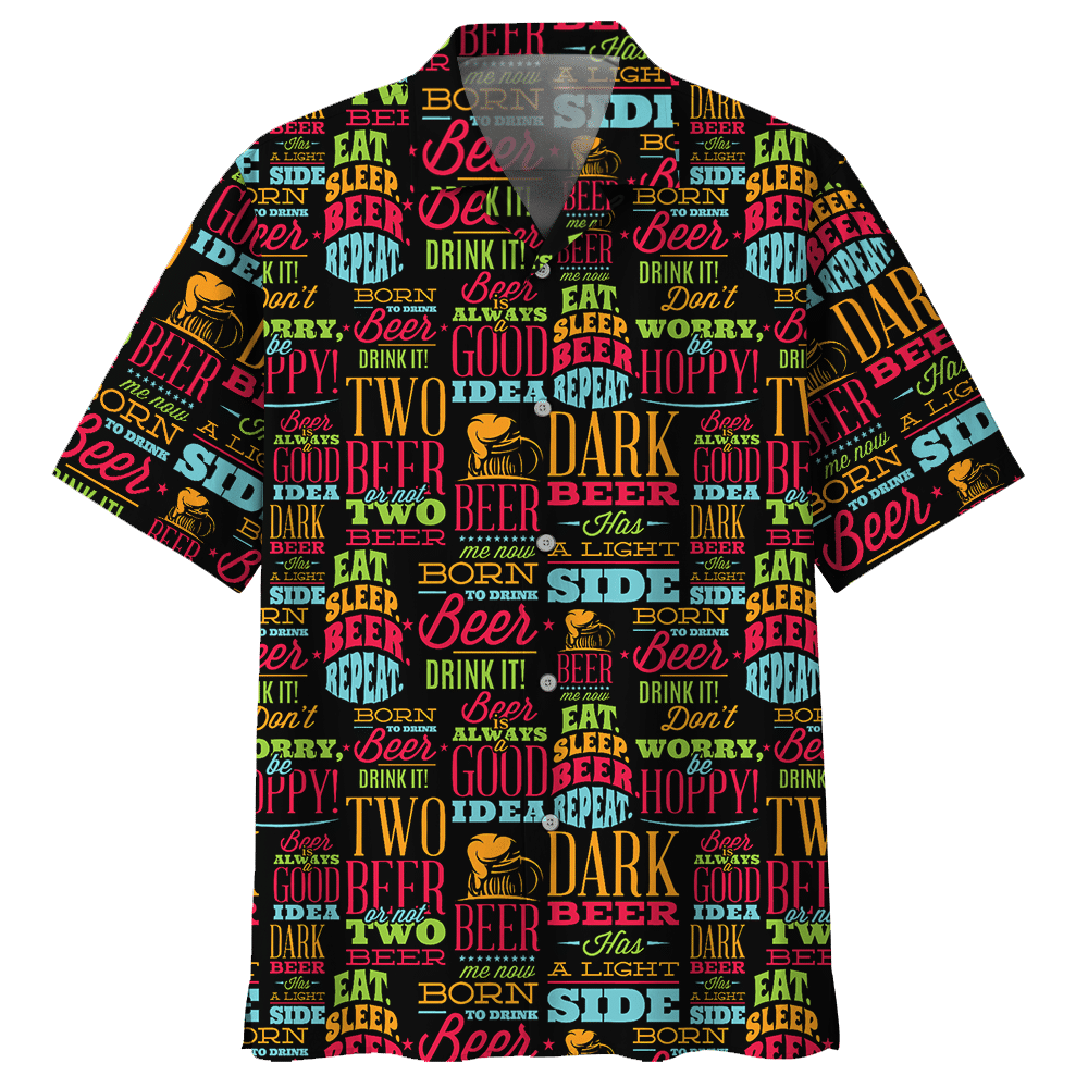 Beer Black High Quality Unisex Hawaiian Shirt For Men And Women Dhc17063743