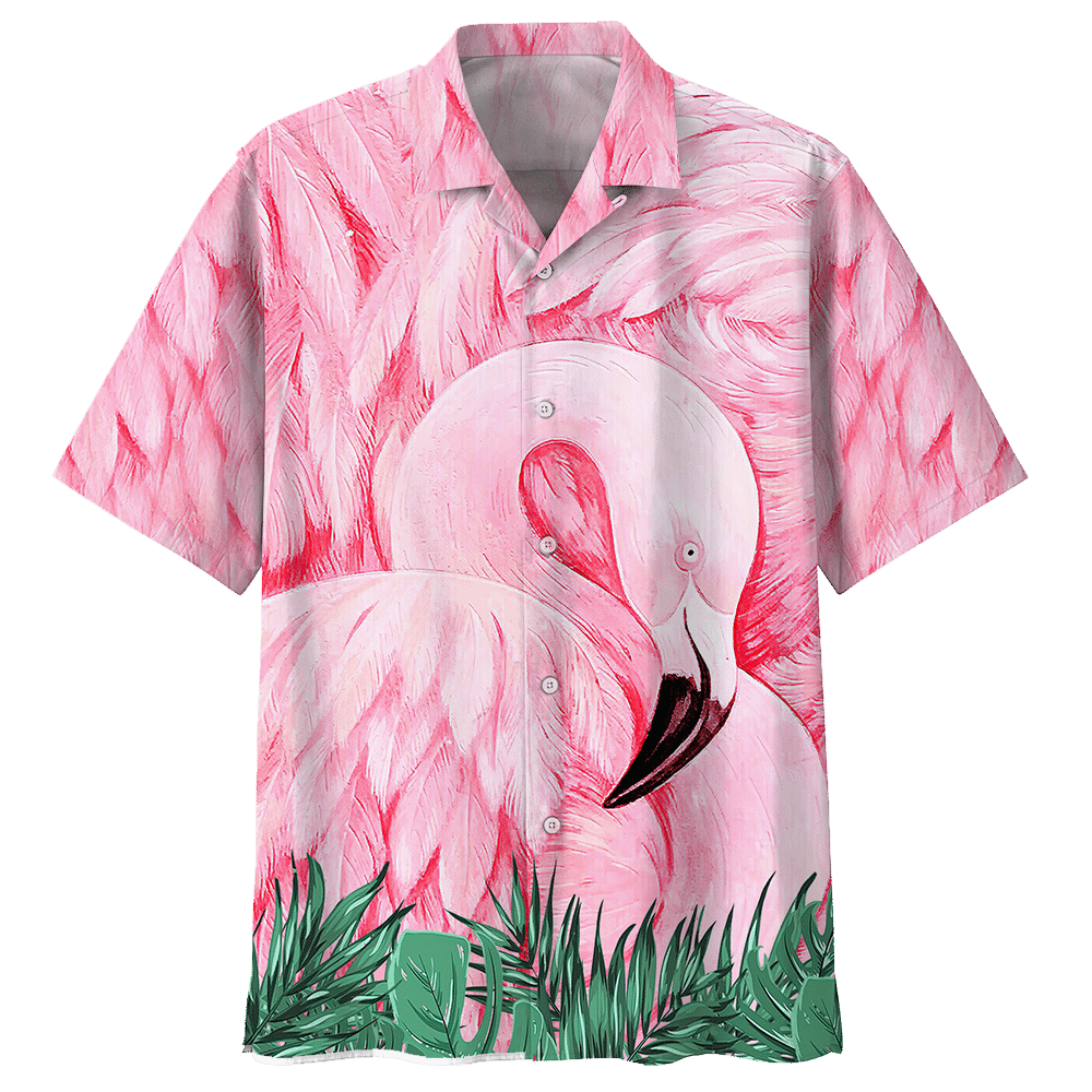 Flamingo Pink Pink Unisex Hawaiian Shirt For Men And Women Dhc17063843