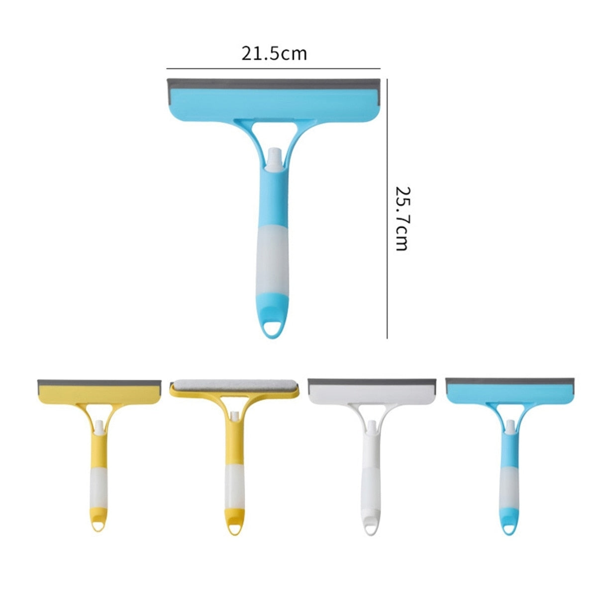 3 In 1 Window Glass Cleaning Brush Spray Glass Cleaner Bathroom Scraper Double-sided Sponge Brush Household Accessories