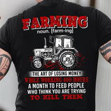 Farming cool definition - Back-printed Apparel