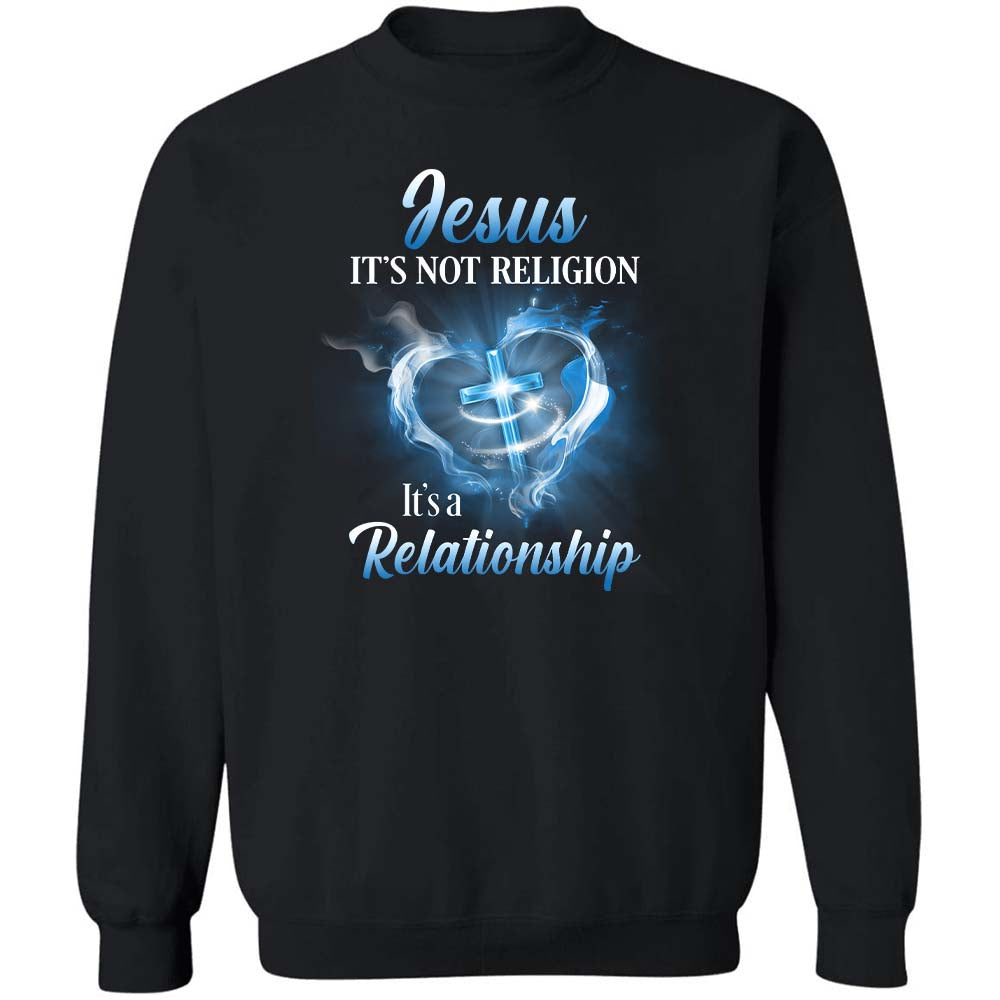 Blue Cross, Jesus is not religion, It's a relationship - Jesus Apparel