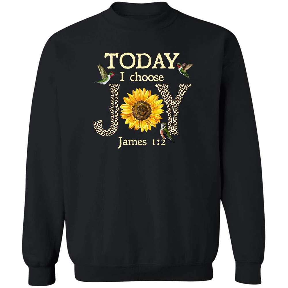 Jesus - Hummingbird and sunflower - Today I choose Joy - Apparel