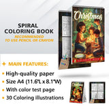 LBKHOUSE Christmas Coloring Sheets for Adult