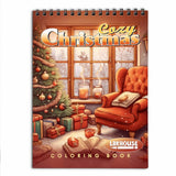 LBKHOUSE Cozy Christmas Coloring Book for Adults