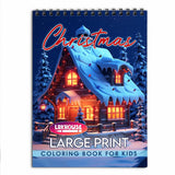 LBKHOUSE Large Print Christmas Coloring Book for Adults