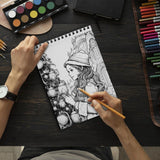 LBKHOUSE Merry Christmas Coloring Book Spiral Bound for Adults