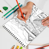 Country Farm Spiral Bound Coloring Book, Rustic Farm Scenes for a Relaxing Country Escape, Ideal for Those Seeking Rural Charm and Peaceful Art