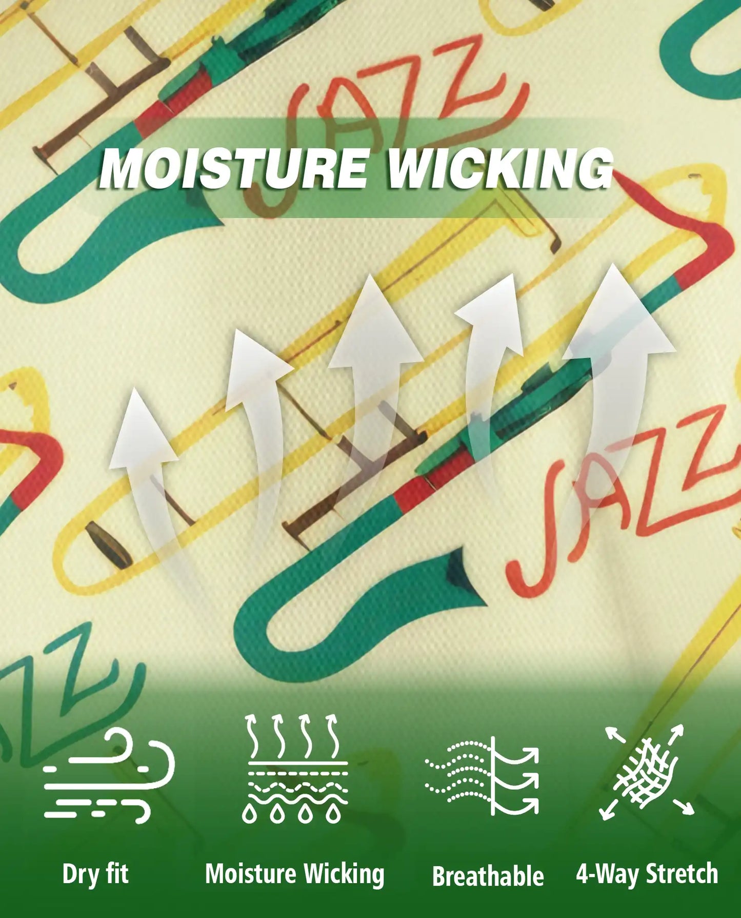 Jazz Trombone Pattern Polo Shirt | Azhobbyshop