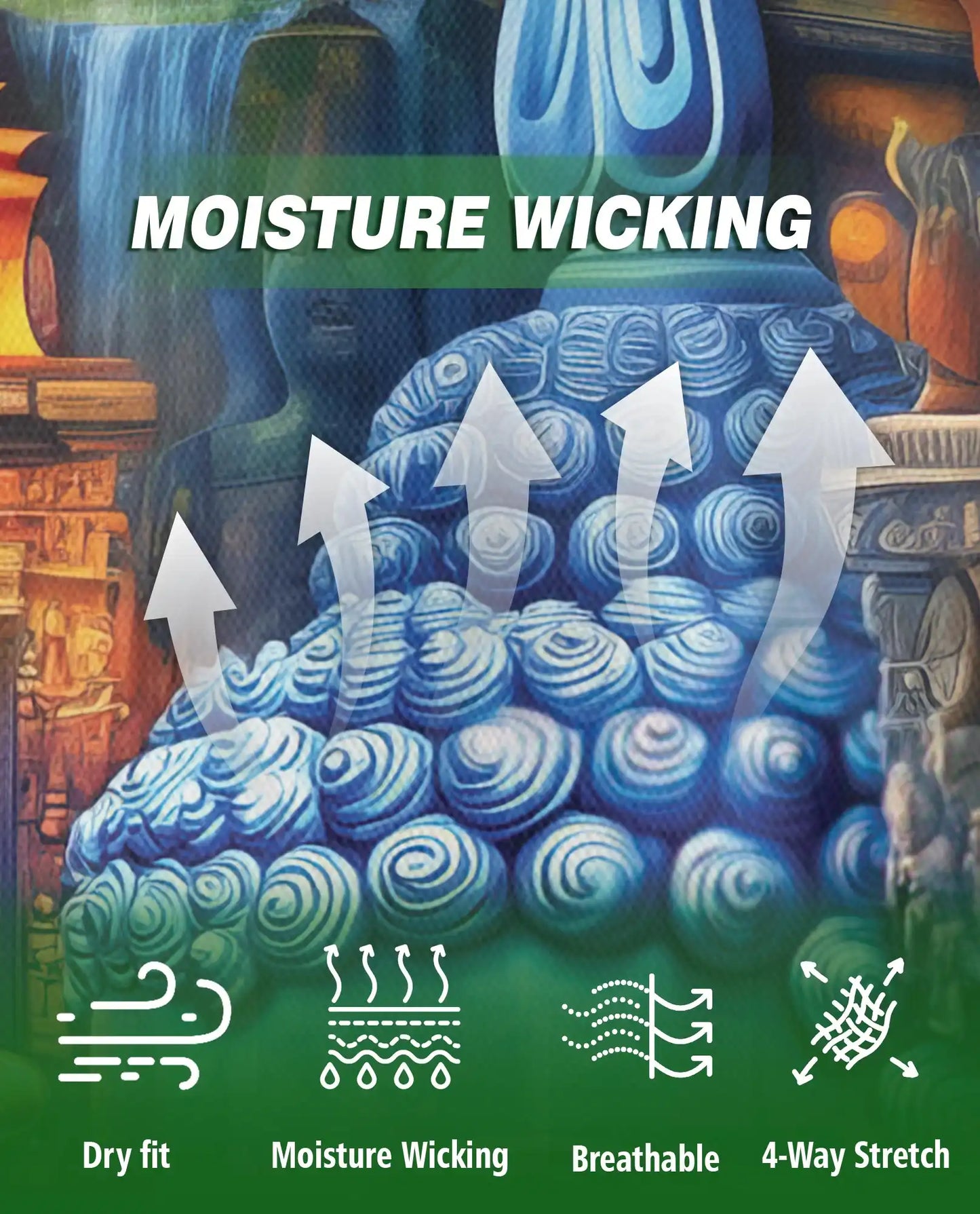 Buddha Lotus Polo Shirt -Zen Spiritual Koi Japanese Style | Azhobbyshop