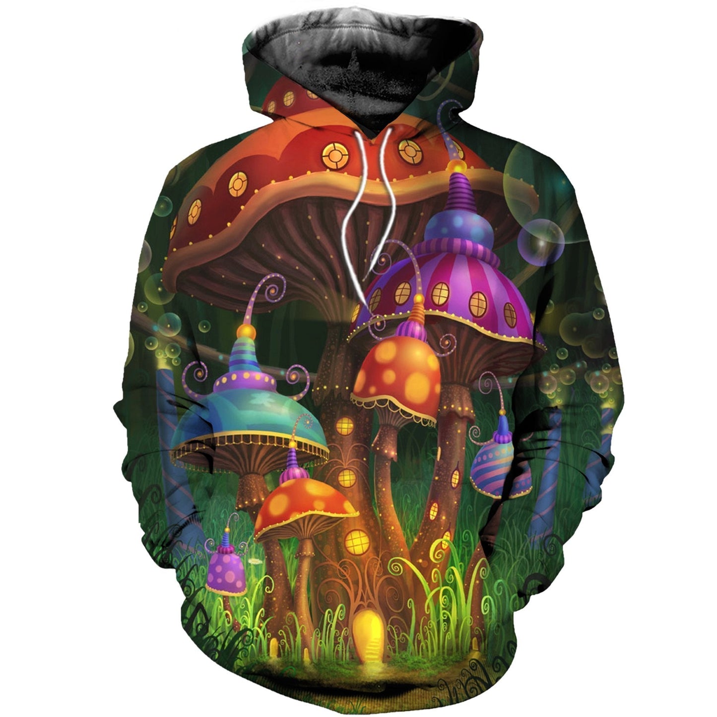 All Over Printed Halloween Mushroom All Over Print Unisex Hoodie