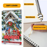 TSPVOTUS Christmas Bird Houses Coloring Pages for Adult