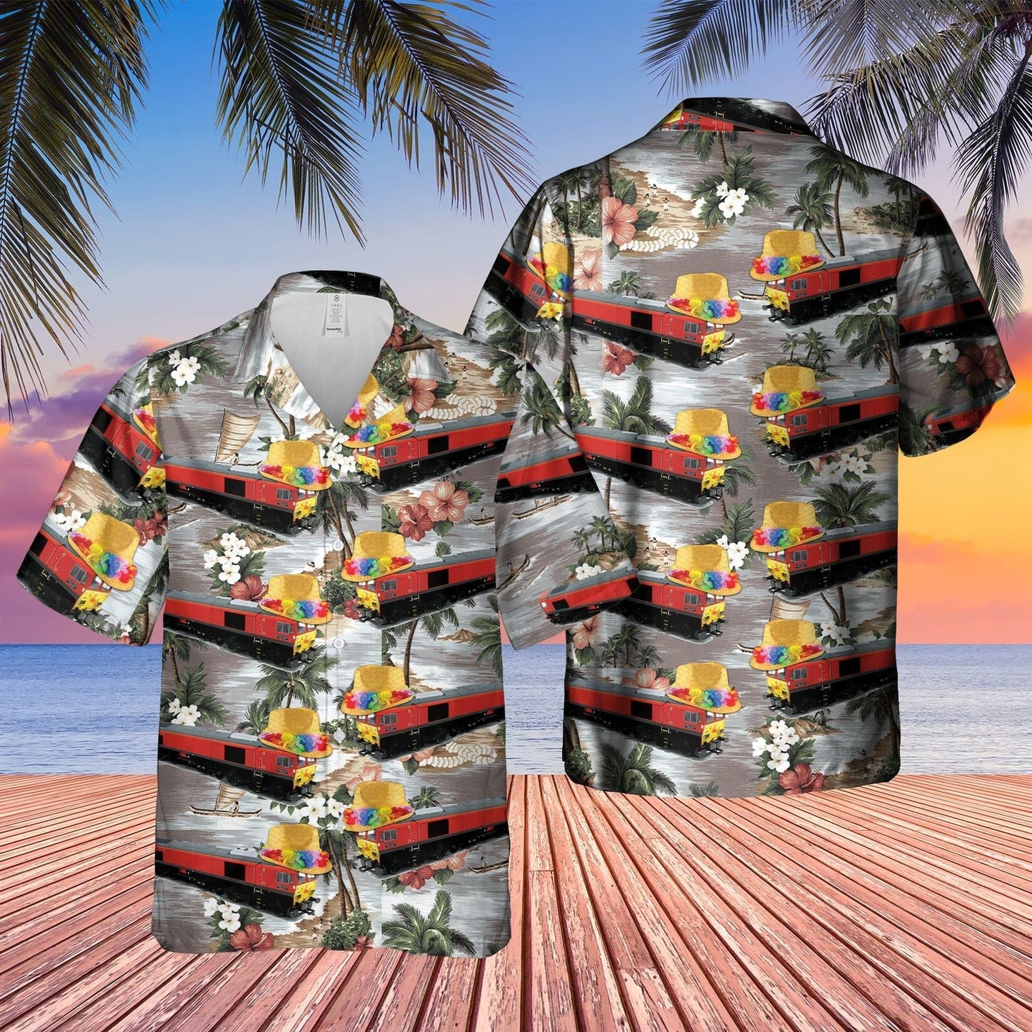 Class Locomotive Train Db Schenker White Unique Design Unisex Hawaiian Shirt For Men And Women Dhc17063253