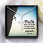 To My Dad Stainless Steel Cross Necklace For Father's Day, Dad Gift From Daughter or Son