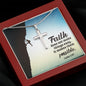 To My Dad Stainless Steel Cross Necklace For Father's Day, Dad Gift From Daughter or Son
