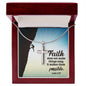 To My Dad Stainless Steel Cross Necklace For Father's Day, Dad Gift From Daughter or Son