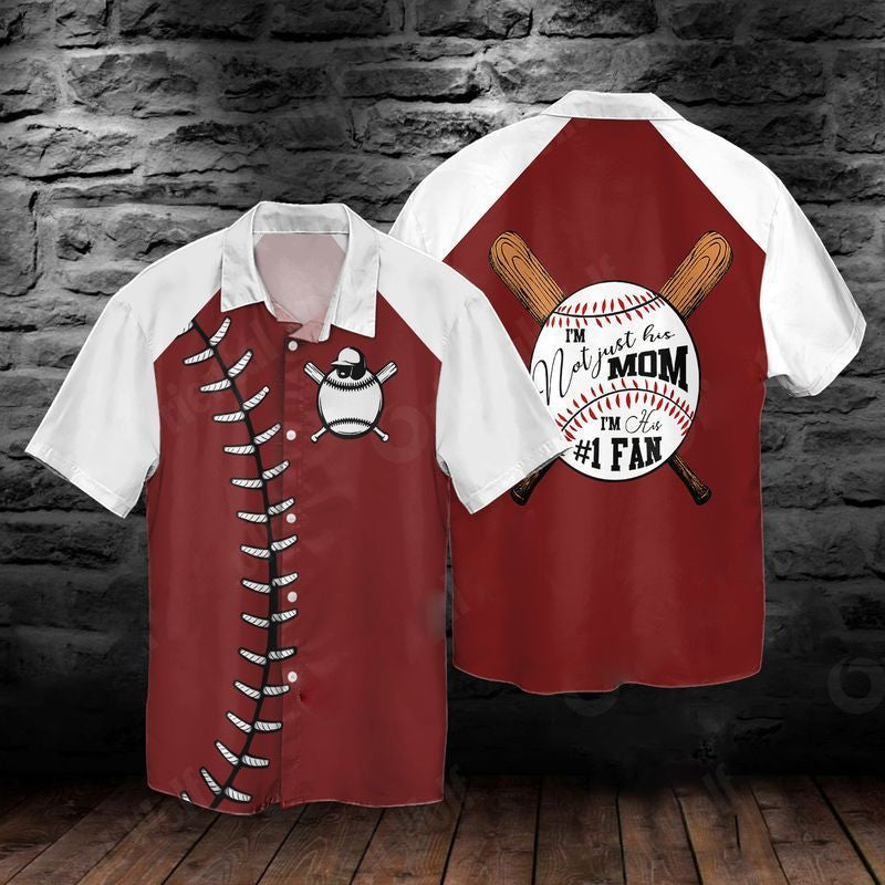 Ball I Am Not Just His Mom I Am His 1 Fan For Men And Women Graphic Print Short Sleeve