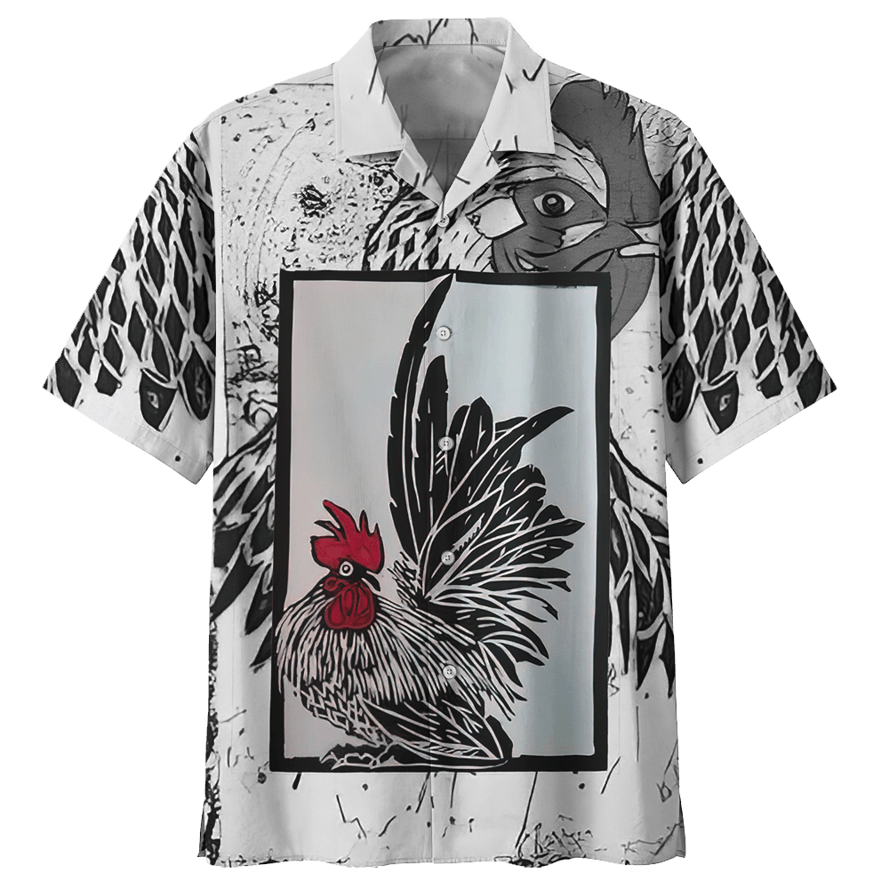 Chicken Gray Awesome Design Unisex Hawaiian Shirt For Men And Women Dhc17063653