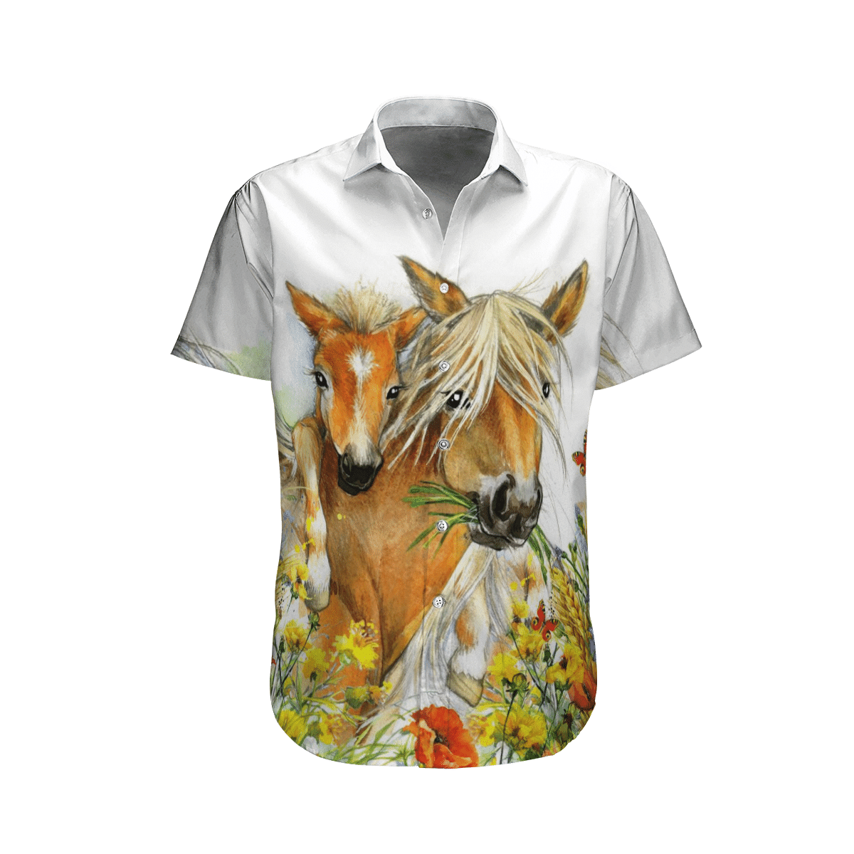 Horse White Nice Design Unisex Hawaiian Shirt For Men And Women Dhc17063591