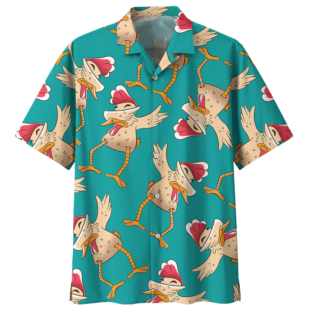 Chicken Blue Unique Design Unisex Hawaiian Shirt For Men And Women Dhc17063700