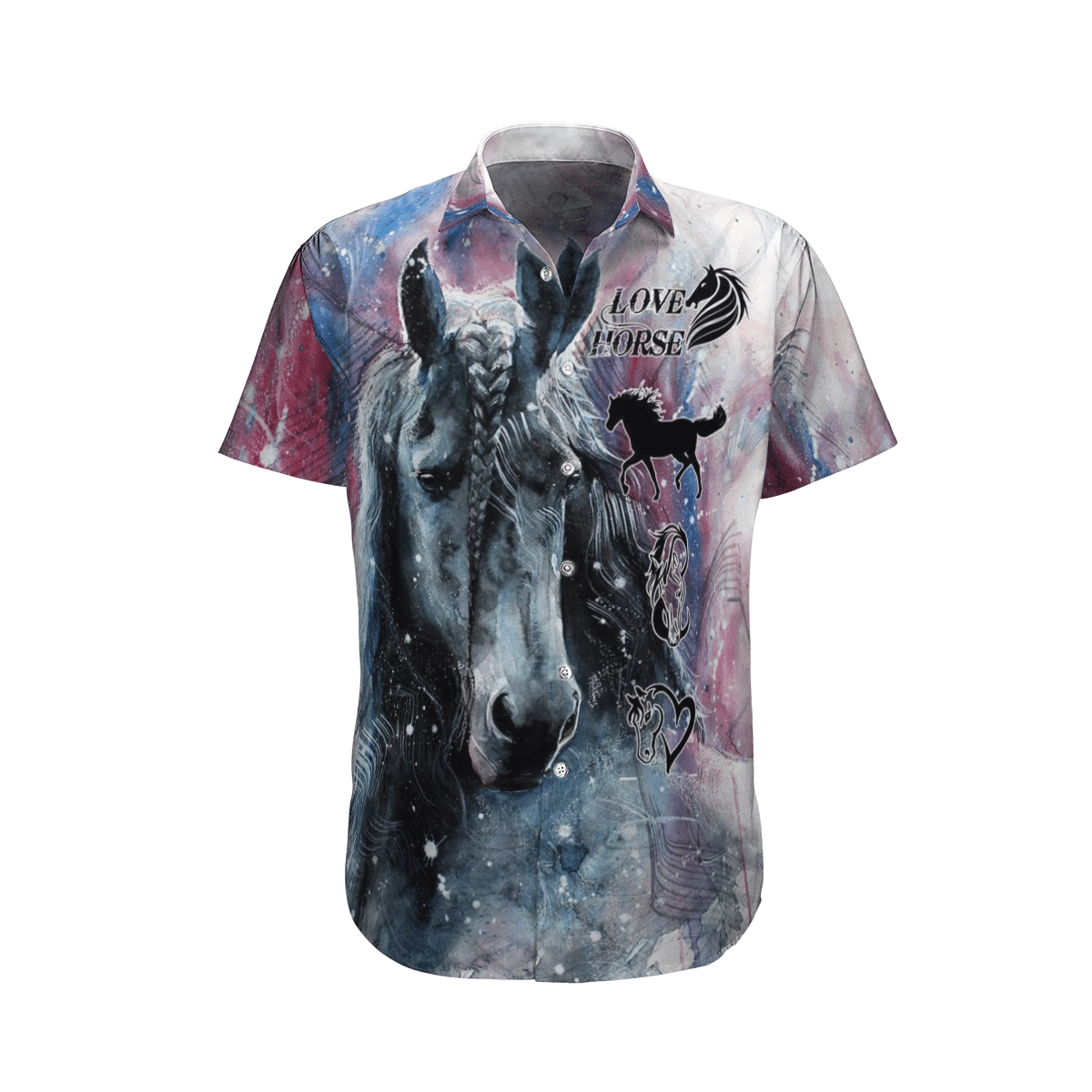 Horse Colorful Nice Design Unisex Hawaiian Shirt For Men And Women Dhc17063571