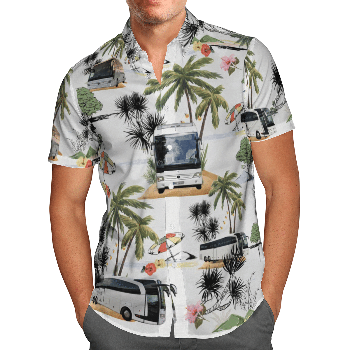 Coach Driver White Unique Design Unisex Hawaiian Shirt For Men And Women Dhc17063205