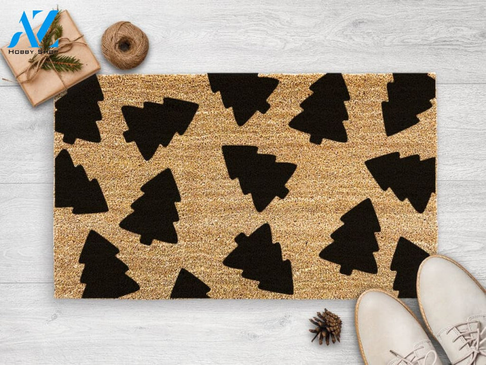 Christmas Tree Doormat - Christmas Doormat - Holiday Season - Housewarming Gift- Christmas Decor - Christmas Welcome Mat