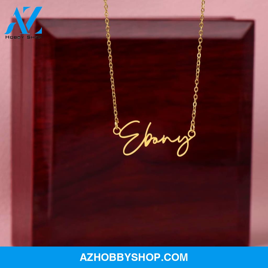 Custom Name Necklace Gold Or Silver