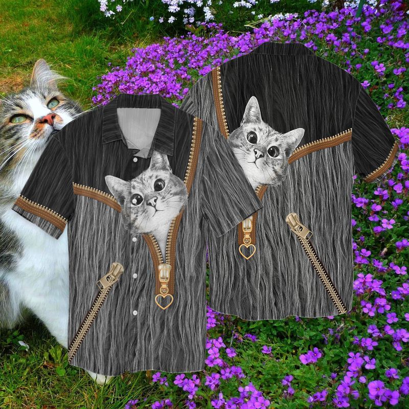 Cute Cats For Men And Women Graphic Print Short Sleeve