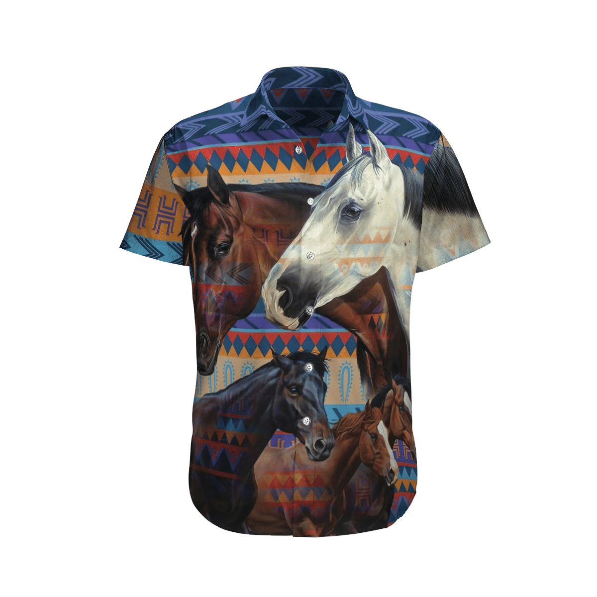 Horse Colorful Unique Design Unisex Hawaiian Shirt For Men And Women Dhc17063569