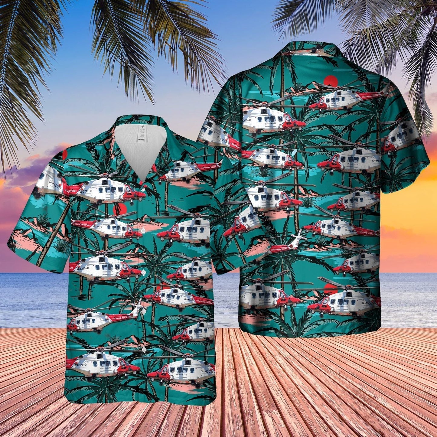 Coastguard Search And Rescue Blue Nice Design Unisex Hawaiian Shirt For Men And Women Dhc17063275