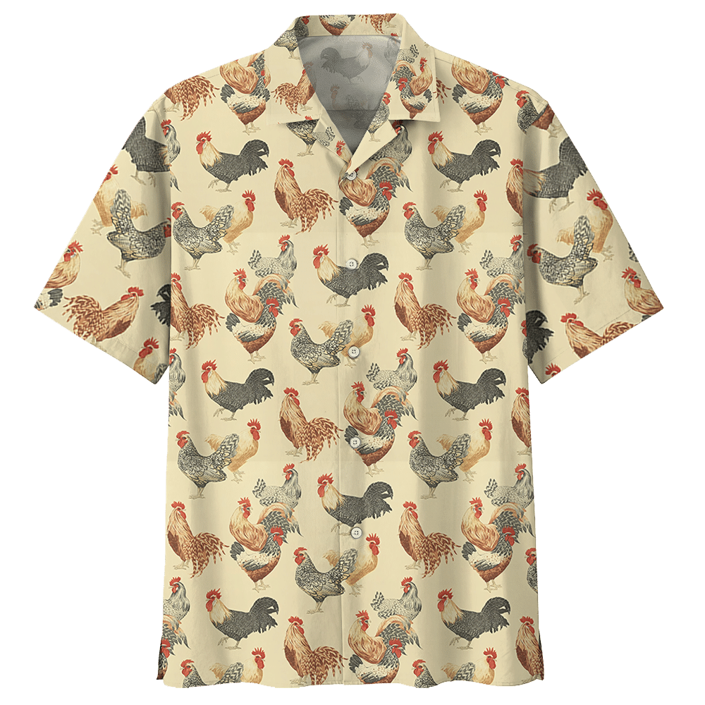 Chicken Tan High Quality Unisex Hawaiian Shirt For Men And Women Dhc17063718