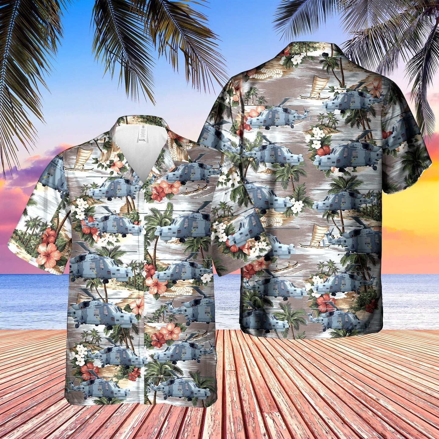 British Army Agustawestland Wildcat Blue Unique Design Unisex Hawaiian Shirt For Men And Women Dhc17063363
