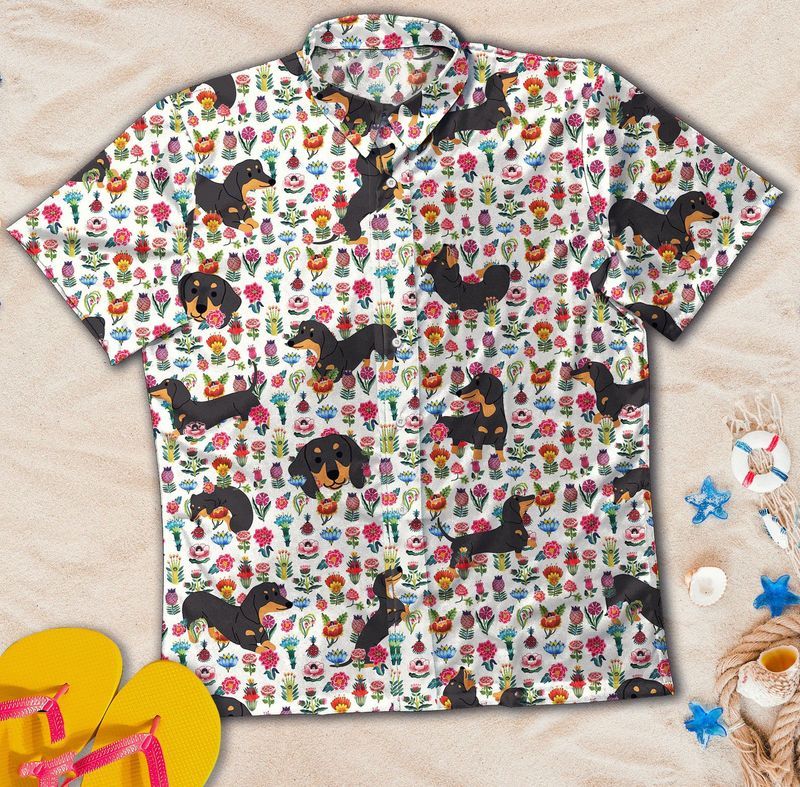 Dachshund Dog Colorful High Quality Unisex Hawaiian Shirt For Men And Women Dhc17064064