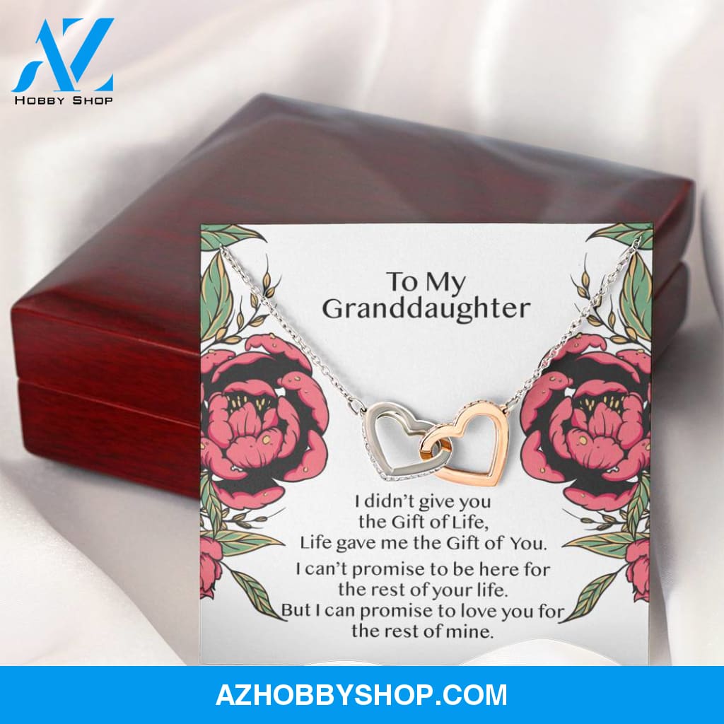Gift Of You -- Interlocking Hearts Silver Necklace
