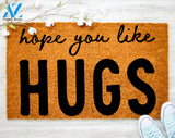 Hope You like Hugs Doormat Cute Family Doormat Housewarming Doormat Coir doormat Client Gifts Ho&me Doormat