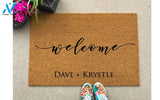 Housewarming Gift Newlywed Gift Couples Gift New Home Gift Wedding Gift Custom Doormat Custom Welcome Mat Unique