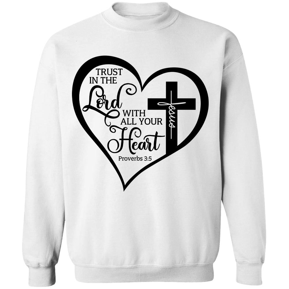 The cross - Trust in the Lord with all your heart - Jesus Apparel