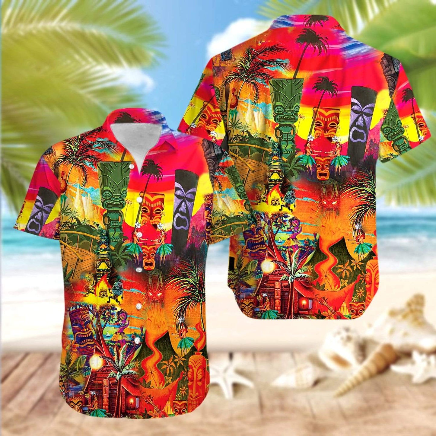 Hawaiian Aloha Shirt Hawaii Always Keeps Your Heart Tiki For Men Women