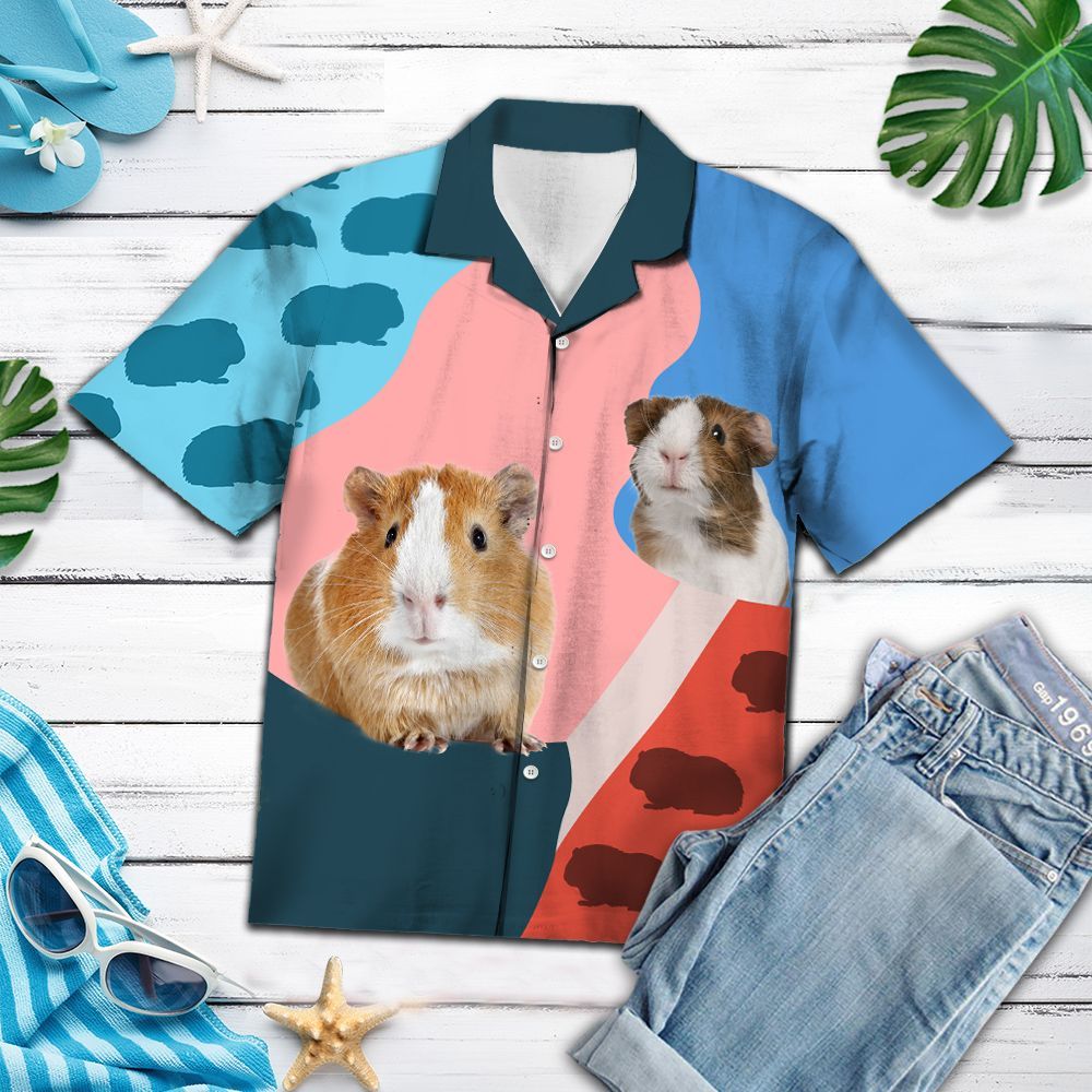 Hawaiian Shirt Guinea Pig Lover For Men Women